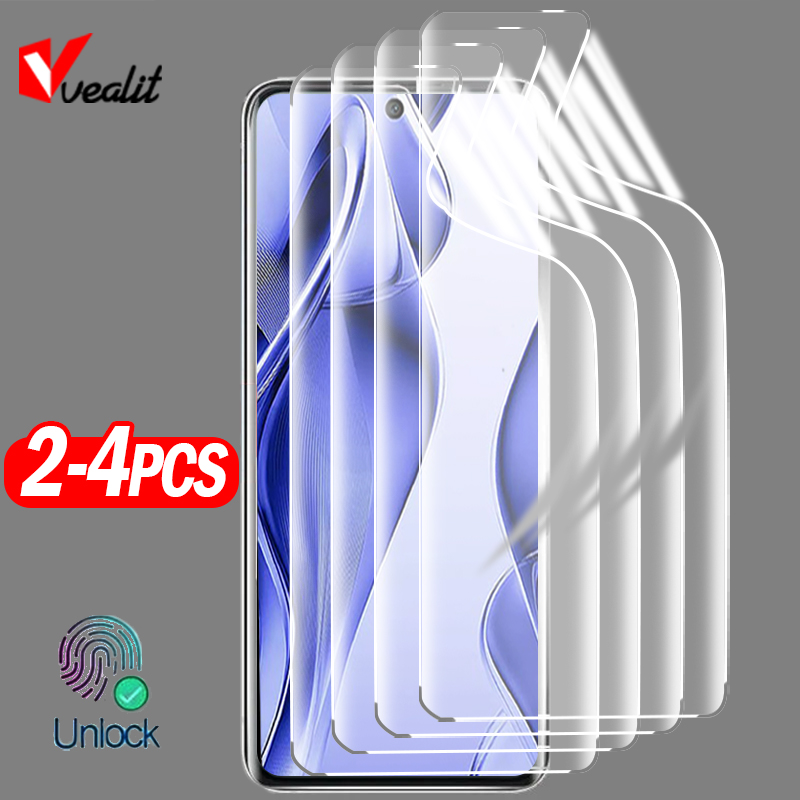 Vivo V40 - 2-4 Buah Film Hidrogel Lembut Matte