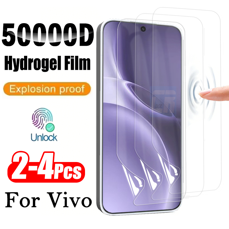 Vivo X200 - 2-4 Buah Film Hidrogel Tahan Ledakan
