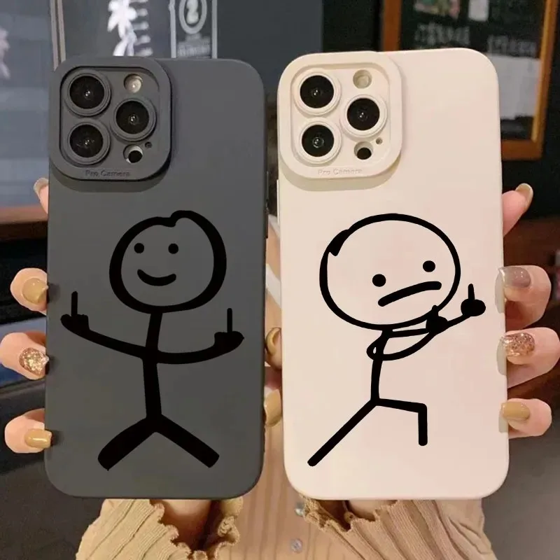 Apple Iphone 16 - Casing HP Silikon Matte Motif Kartun