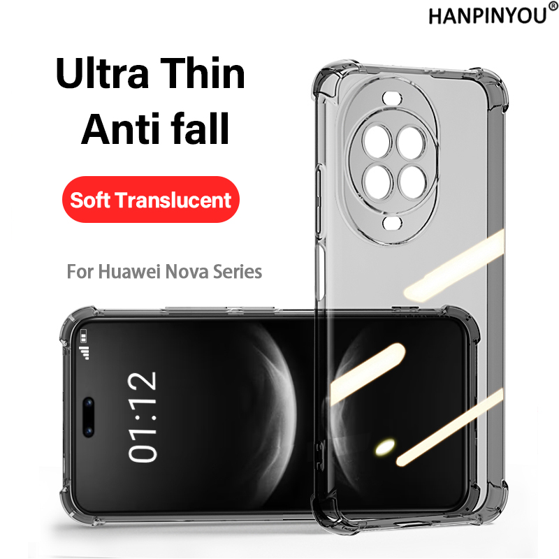 Huawei Nova 12 - Casing TPU Lembut Bening untuk Huawei