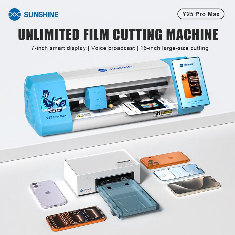 Screen Protector Cutter - SUNSHINE Y25 Pro Max Mesin Pemotong