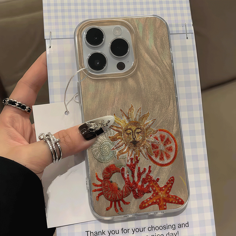 Xiaomi Redmi Note 13 - Pelindung Kamera Casing Ponsel Motif Kepiting