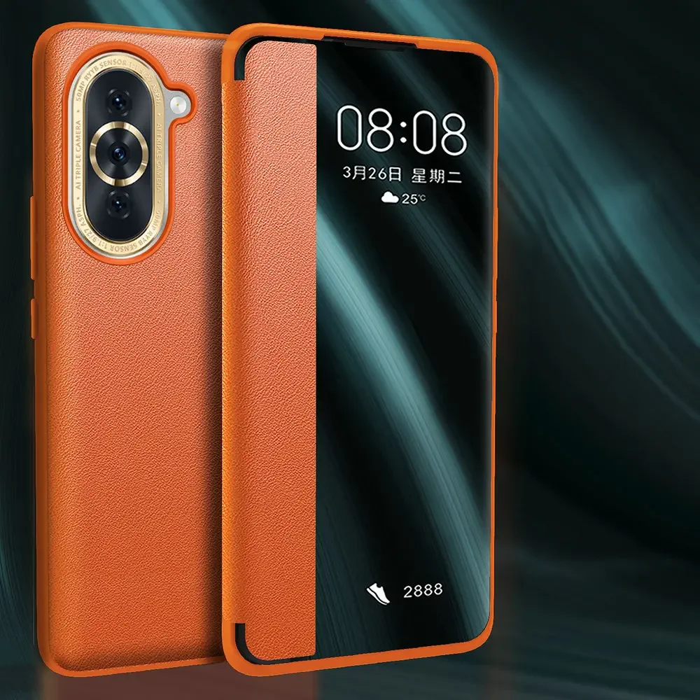 Casing Flip buku jendela kulit - Huawei Nova 12 ulasan dan harga