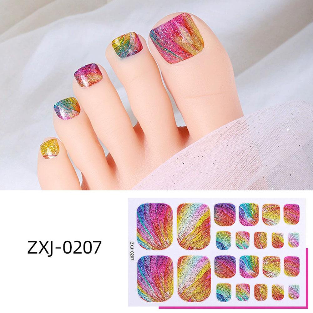 Stiker Gel Warna-warni Pelangi - Full Cover Adhesive ulasan dan harga